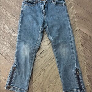 Stella McCartney Light Blue Cropped Jeans